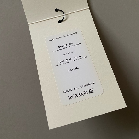 Comme des Garçon X Scha straw hat, Limited Edition - Picture 6 of 8